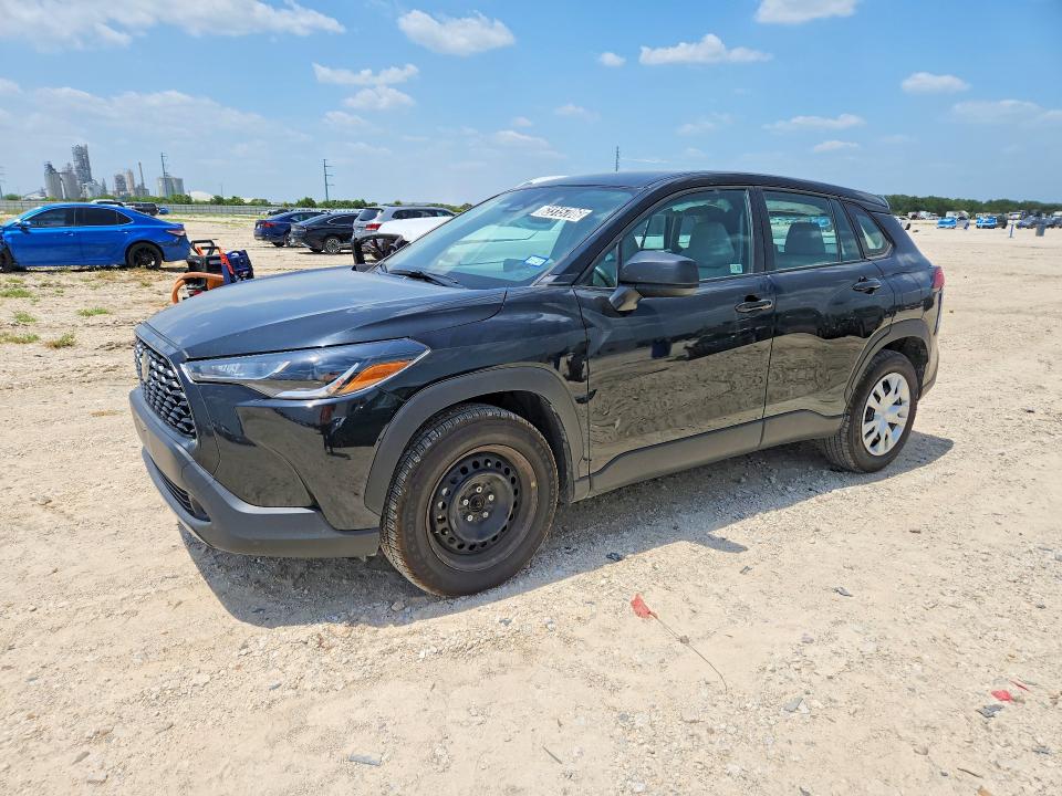 2024 Toyota Corolla cross VIN 7MUAAAAG6RV077474 COPART salvage auction — SIDE, Tx - Certificate Of Title (P), sold $6,600 on 2026-07-29 (photo 1)