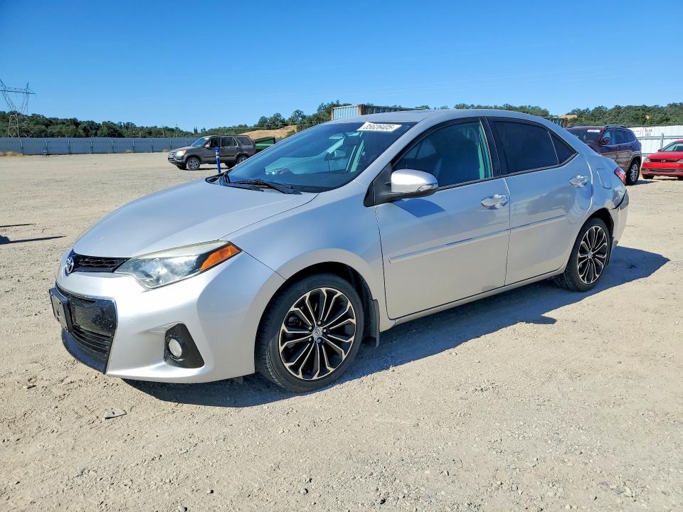 2015 Toyota Corolla VIN 5YFBURHE1FP217282 COPART salvage auction — REAR END, Ca - Salvage Certificate, sold $3,650 on 2026-07-24 (photo 1)