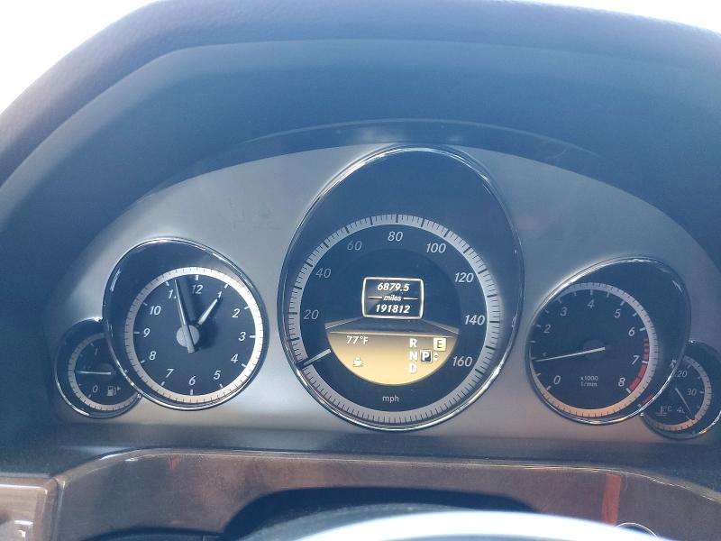 2012 Mercedes-benz E-klasse VIN WDDHF5KB9CA568670 COPART salvage auction — MINOR DENT/SCRATCHES, Ca - Dis/Dlr/Exp App For Dup Clean, sold $875 on 2026-07-30 (photo 9)