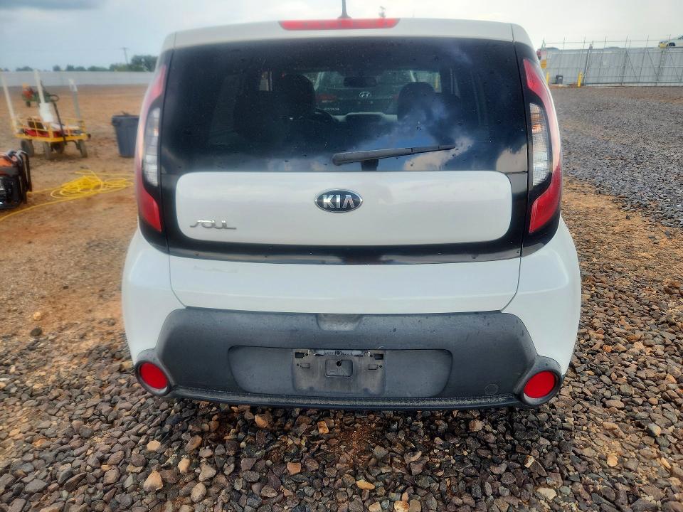 2015 Kia Soul VIN KNDJP3A51F7787309 COPART salvage auction — HAIL, Mo - Certificate Of Title, sold $150 on 2026-07-29 (photo 6)