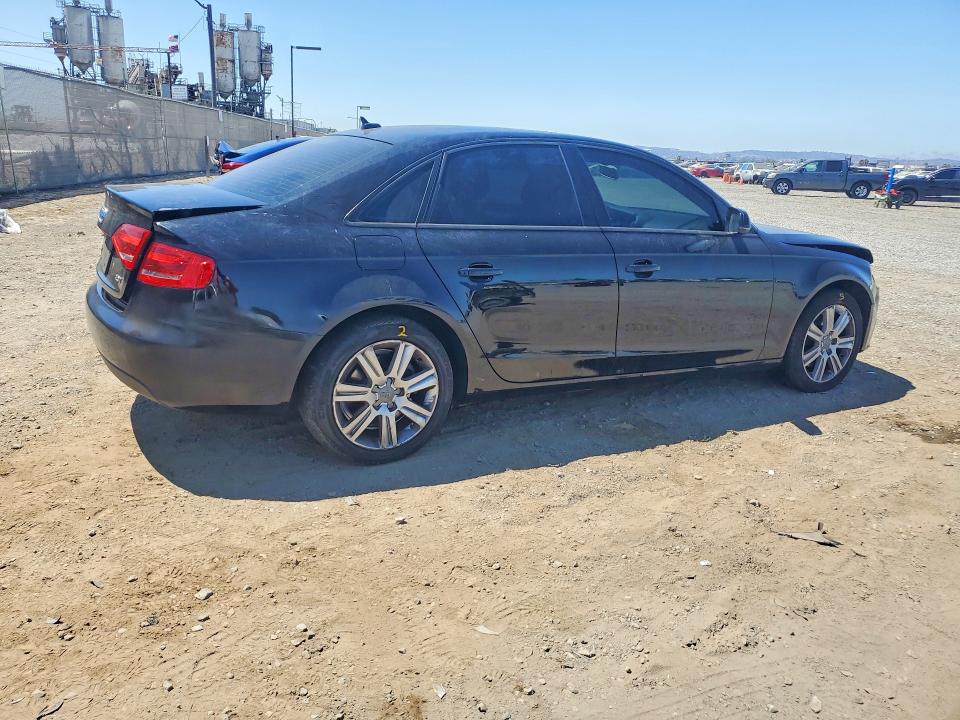 2011 Audi A4 VIN WAUAFAFL8BN036645 COPART salvage auction — FRONT END, CA - SALVAGE CERTIFICATE, sold $1,200 on 2026-07-31 (photo 3)