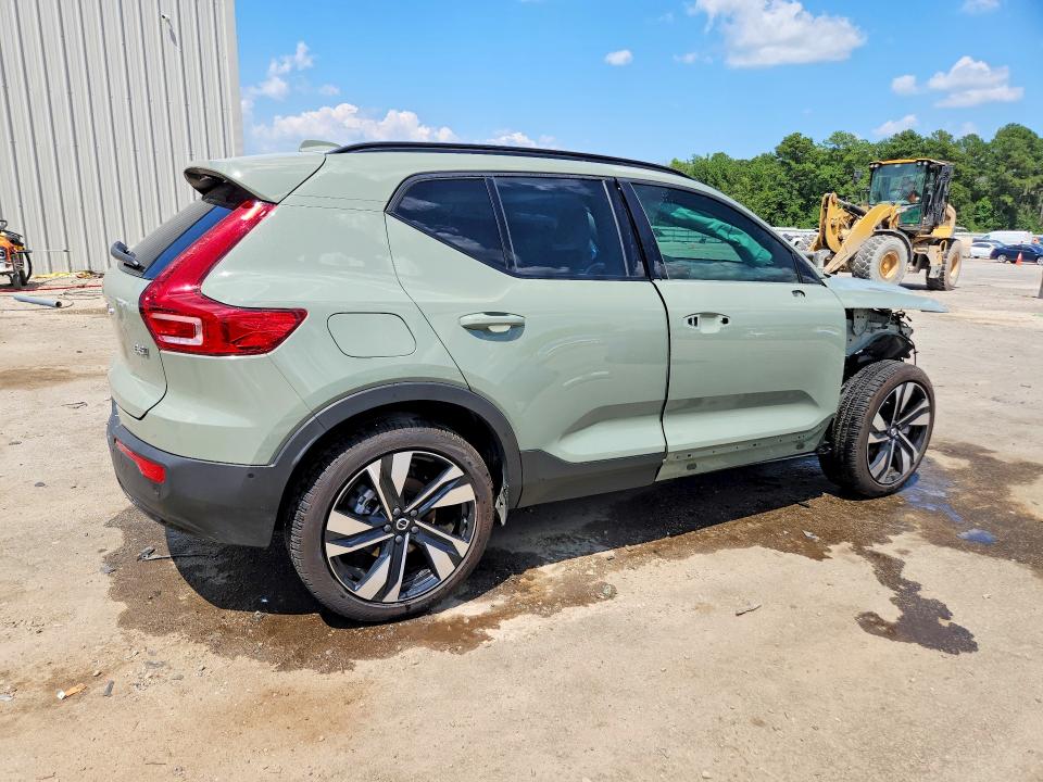 2025 Volvo Xc40 VIN YV4L12UC6S2605977 COPART salvage auction — FRONT END, Sc - Cert Of Title-Salvage, sold $6,300 on 2026-08-17 (photo 3)