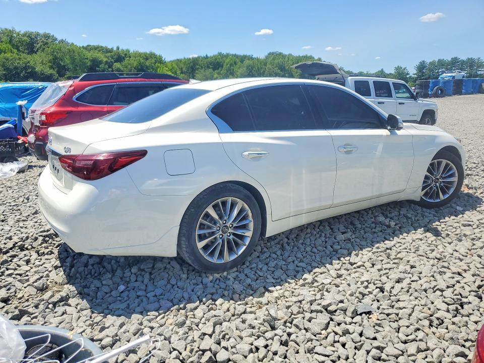 2021 Infiniti Q50 VIN JN1EV7BR2MM752036 COPART salvage auction — NORMAL WEAR, Wv - Certificate Of Title (P), sold $1,400 on 2026-07-29 (photo 3)