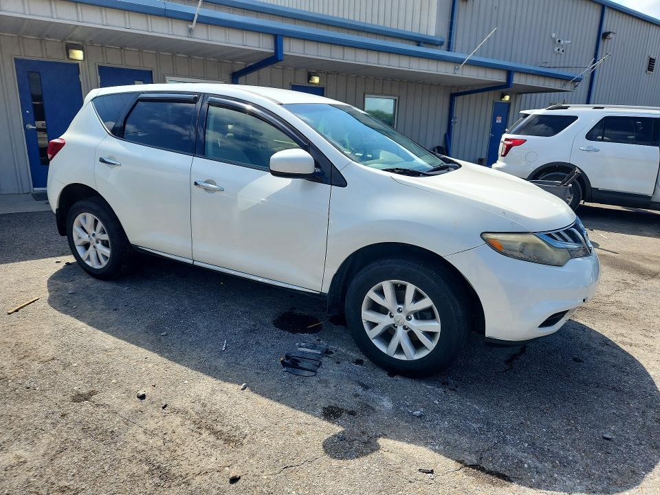 2012 Nissan Murano VIN JN8AZ1MW8CW232981 COPART salvage auction — NORMAL WEAR, Tn - Certificate Of Title (P), sold $225 on 2026-07-21 (photo 4)
