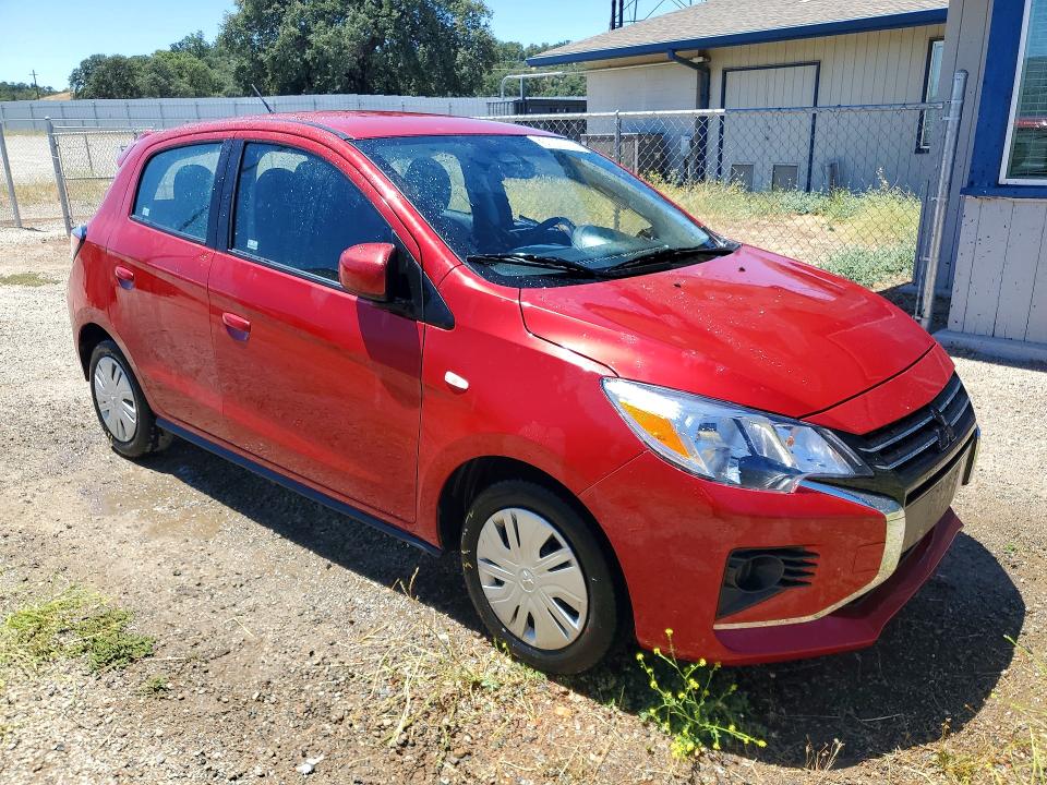 2024 Mitsubishi Mirage VIN ML32AUHJ4RH026905 COPART salvage auction — SIDE, FL - CERT OF TITLE SLVG REBUILDABLE (P), sold $2,200 on 2026-07-15 (photo 4)