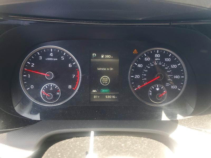 2022 Kia K5 VIN 5XXG14J23NG095369 COPART salvage auction — REAR END, Ca - Salvage Certificate, sold $5,400 on 2026-07-16 (photo 9)