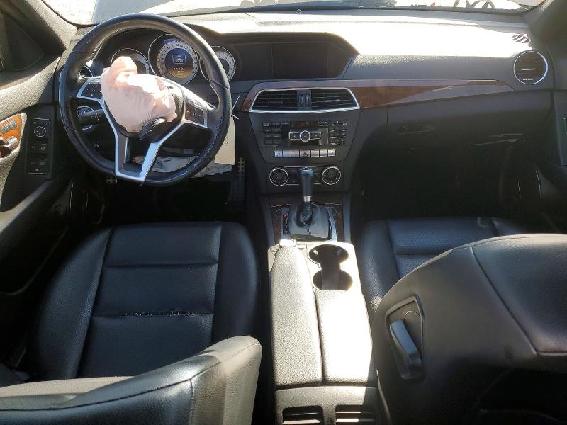 2012 Mercedes-benz C-klasse VIN WDDGF4HB7CR240422 COPART salvage auction — FRONT END, Ca - Salvage Certificate, sold $500 on 2026-08-18 (photo 8)