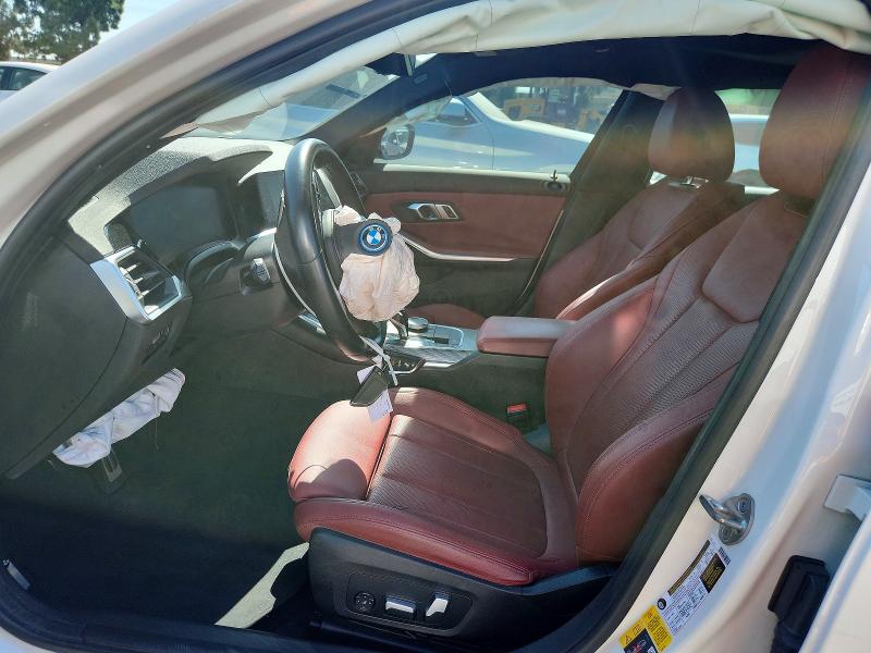 2022 BMW 3er VIN 3MW5P7J05N8C52264 COPART salvage auction — FRONT END, Ca - Salvage Certificate, sold $11,600 on 2026-08-25 (photo 7)