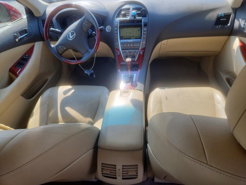 2009 Lexus ES VIN JTHBJ46G692324779 COPART salvage auction — FRONT END, CO - DIS/DLR/EXP ONLY CLEAN TITLE, sold $2,450 on 2026-07-14 (photo 8)