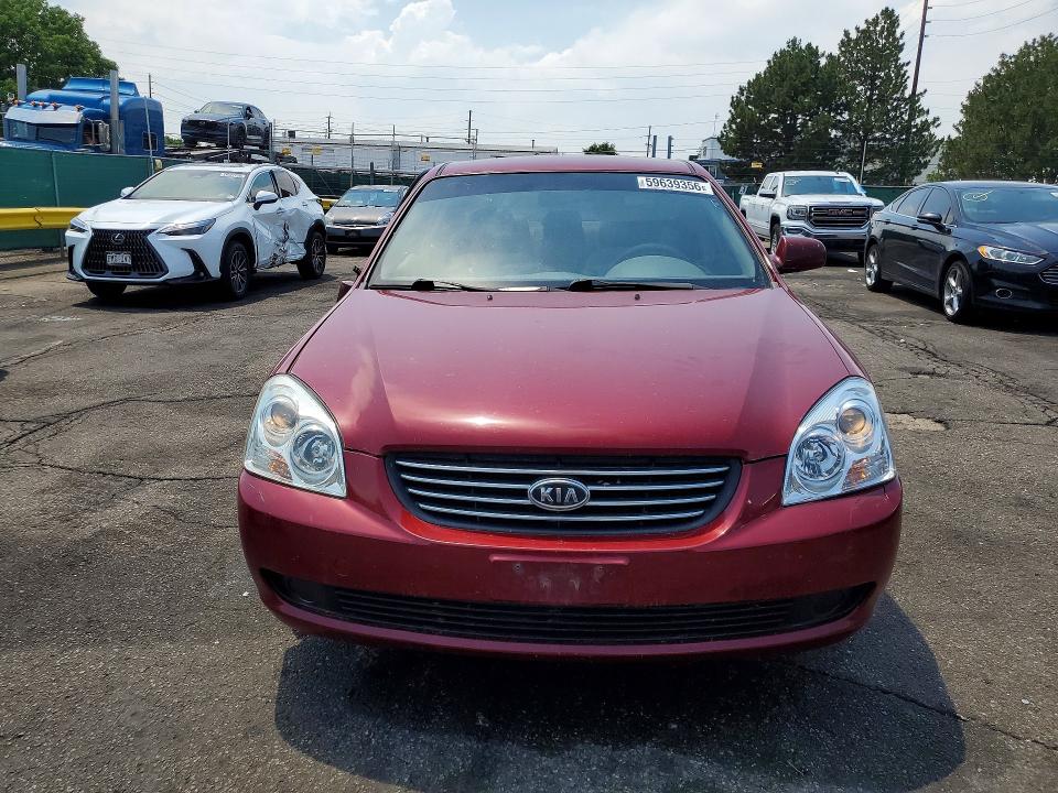 2007 Kia Optima VIN KNAGE123875137596 COPART salvage auction — SIDE, CO - PUBLIC - SALVAGE TITLE (P), sold $475 on 2026-07-14 (photo 5)