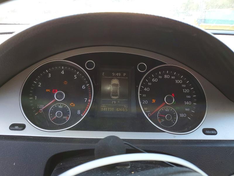 2010 Volkswagen Cc VIN WVWMP7AN3AE557893 COPART salvage auction — REAR END, Co - Salvage Title, sold $350 on 2026-07-14 (photo 9)
