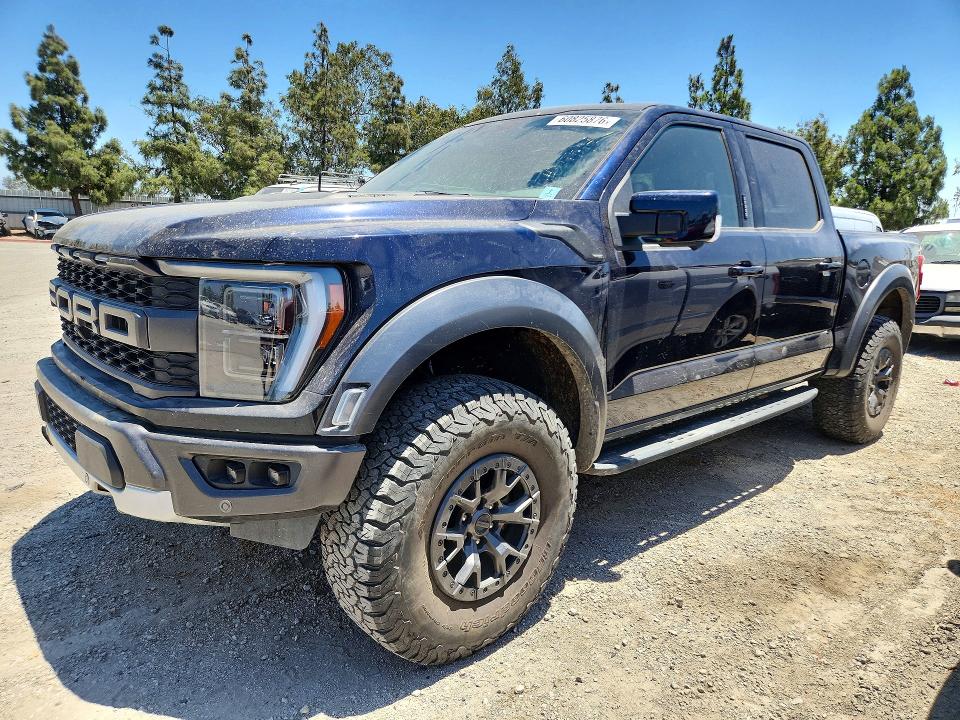 2022 Ford F-150 VIN 1FTFW1RG0NFC21018 COPART salvage auction — VANDALISM, Ca - Salvage Certificate, sold $38,500 on 2026-07-23 (photo 1)