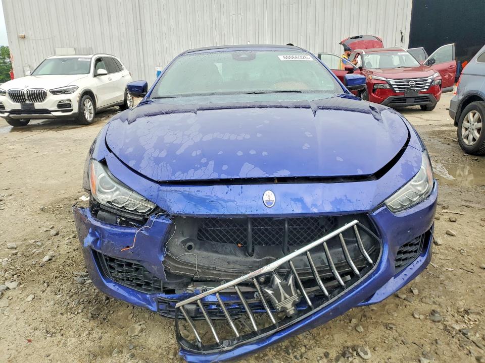 2018 Maserati Ghibli VIN ZAM57YTA4J1270778 COPART salvage auction — FRONT END, Nj - Cert Of Title-Salvage, sold $5,500 on 2026-09-09 (photo 5)