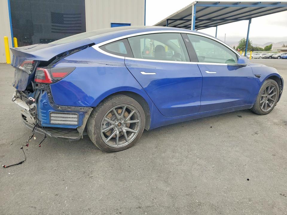 2019 Tesla Model 3 VIN 5YJ3E1EBXKF497156 COPART salvage auction — REAR END, Ca - Salvage Certificate, sold $3,650 on 2026-07-14 (photo 3)