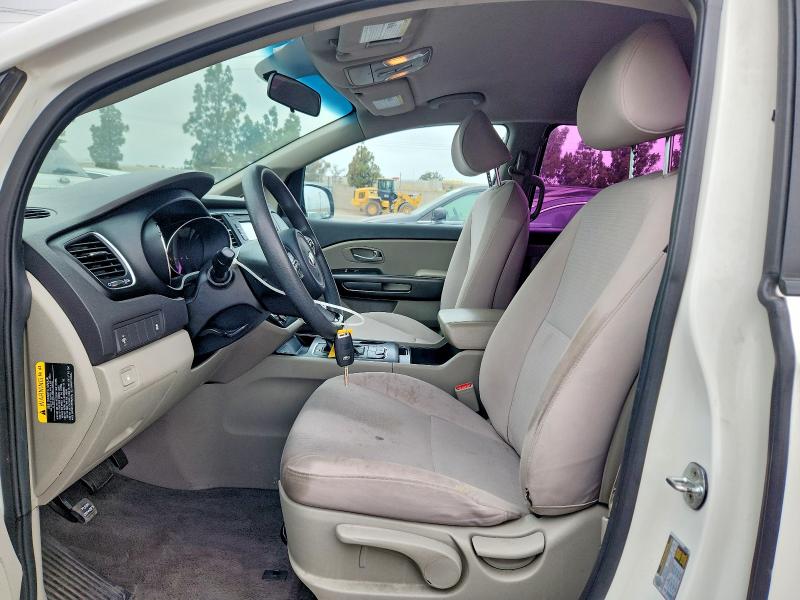 2016 Kia SEDONA VIN KNDMA5C15G6112087 COPART salvage auction — NORMAL WEAR, Ca - Dis/Dlr/Exp Only Clean Title, sold $1,050 on 2026-07-28 (photo 7)