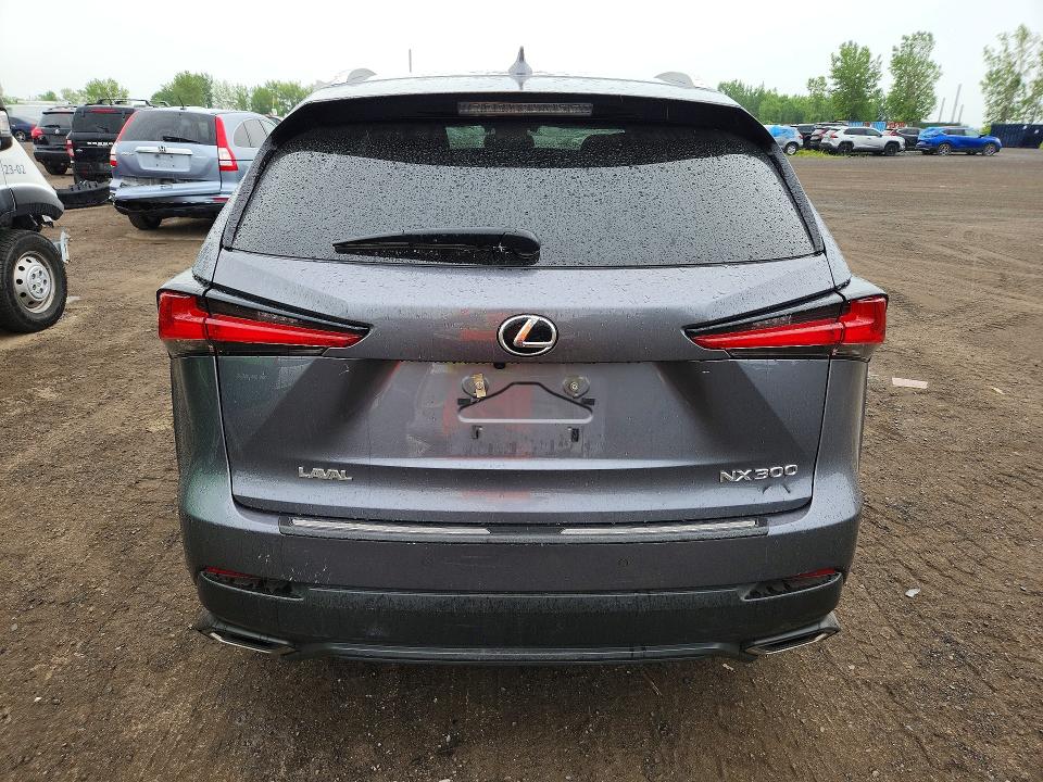2018 Lexus Nx VIN JTJBARBZ9J2177378 COPART salvage auction — FRONT END, Qc - Gravement Accidente, sold $9,300 on 2026-08-25 (photo 6)