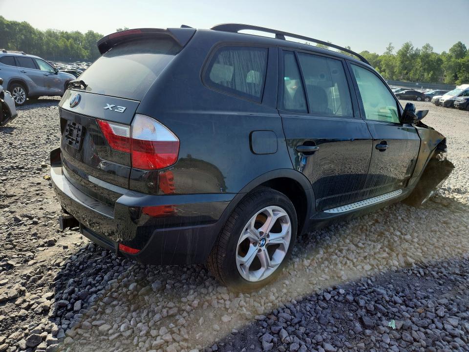 2010 BMW X3 VIN WBXPC9C45AWJ31581 COPART salvage auction — ENGINE BURN, Pa - Cert Of Salv-R=Reconstructed, sold $30 on 2026-07-29 (photo 3)