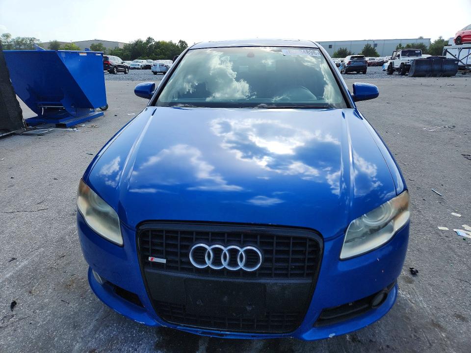 2008 Audi A4 VIN WAUBF78E88A160761 COPART salvage auction — MINOR DENT/SCRATCHES, Fl - Certificate Of Title (P), sold $3,300 on 2026-07-30 (photo 5)