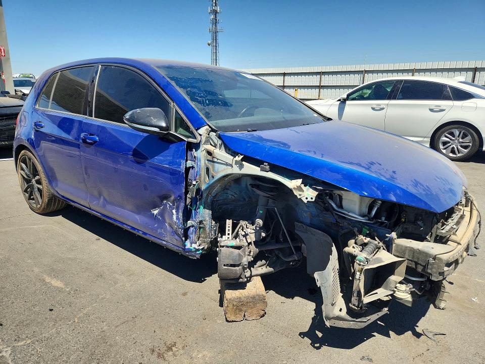 2019 Volkswagen Golf r VIN WVWWA7AU3KW160083 COPART salvage auction — FRONT END, Ca - Salvage Certificate, sold $6,500 on 2026-08-10 (photo 4)