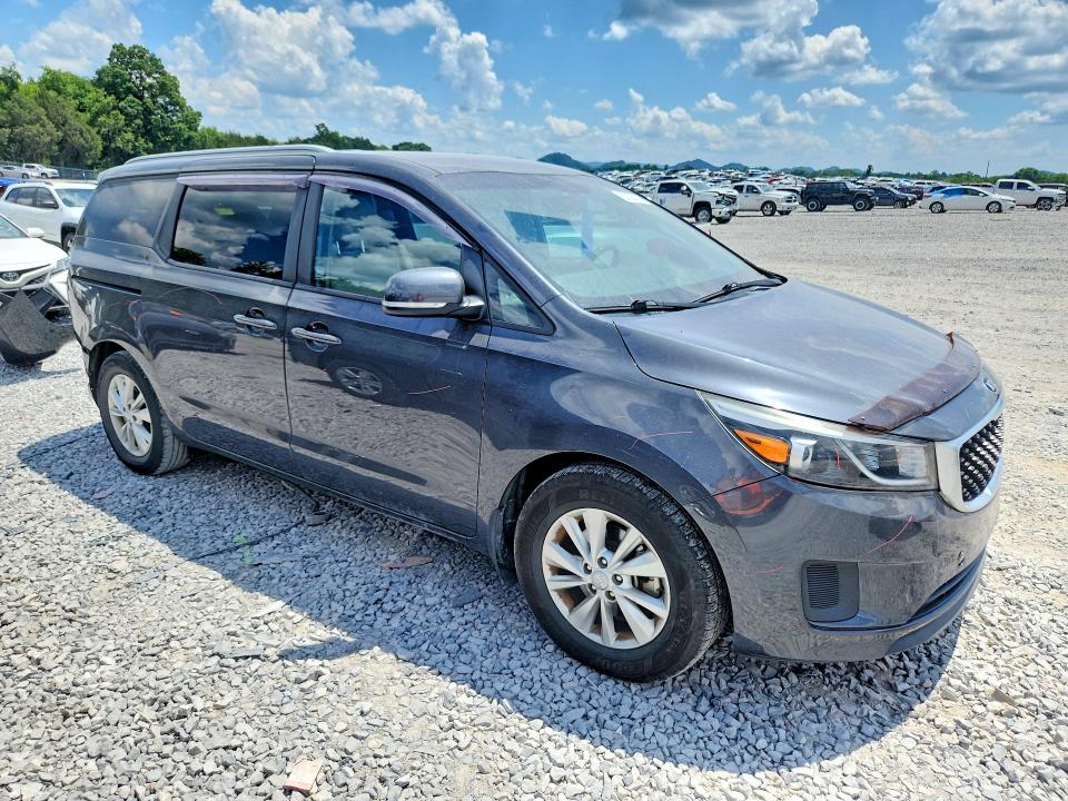 2016 Kia SEDONA VIN KNDMB5C18G6200953 COPART salvage auction — REAR END, Tn - Salvage Certificate, sold $175 on 2026-07-21 (photo 4)