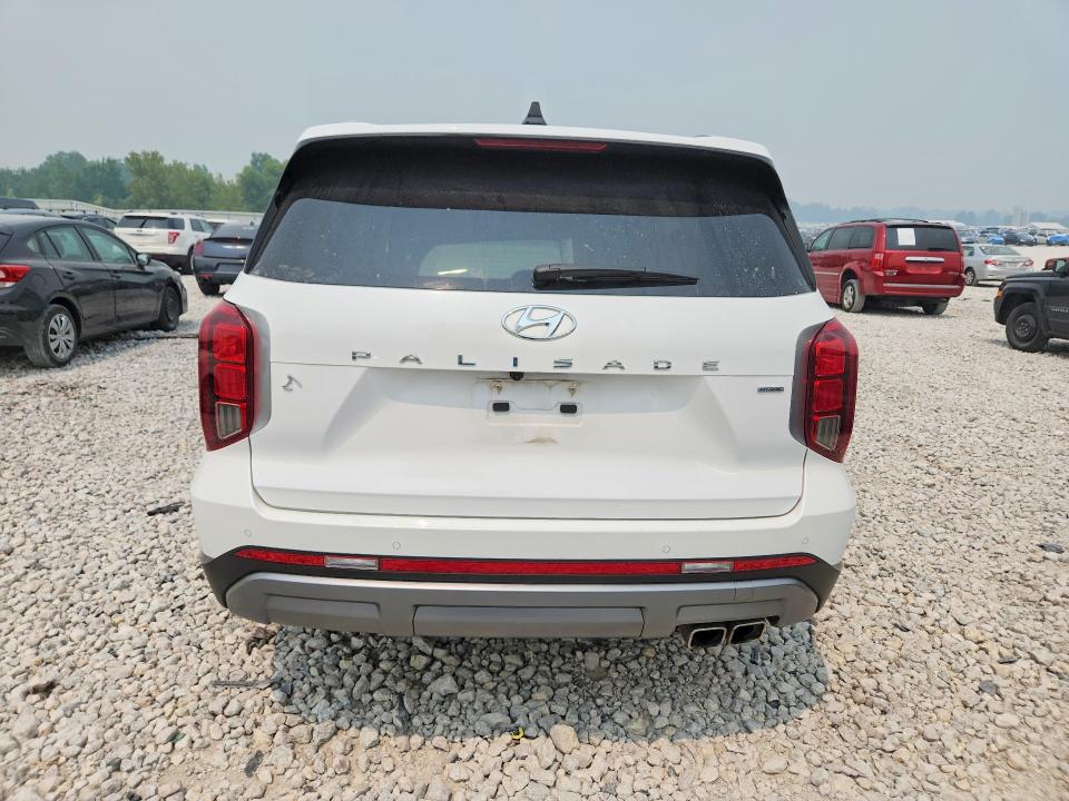 2025 Hyundai Palisade VIN KM8R2DGE5SU821659 COPART salvage auction — ALL OVER, MI - CERTIFICATE OF TITLE, sold $4,100 on 2026-07-23 (photo 6)