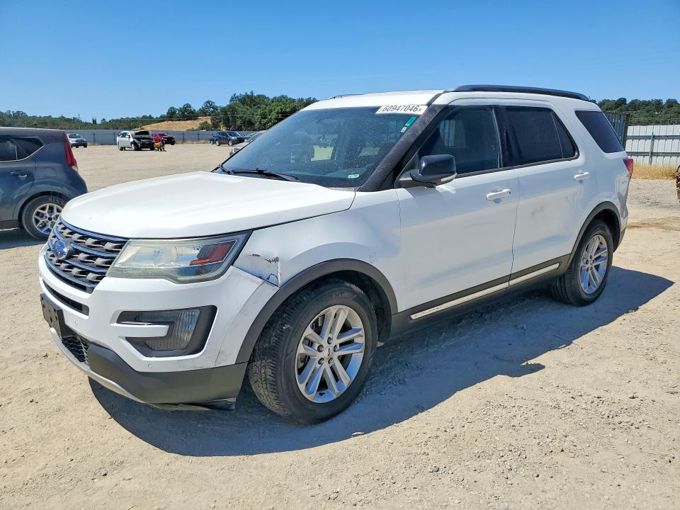 2016 Ford Explorer VIN 1FM5K7D8XGGA18284 COPART salvage auction — FRONT END, Ca - Salvage Certificate, sold $625 on 2026-07-31 (photo 1)