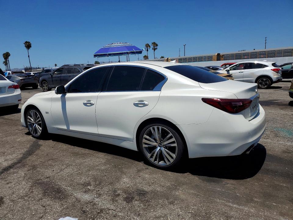 2019 Infiniti Q50 VIN JN1EV7AP7KM511991 COPART salvage auction — VANDALISM, Ca - Salvage Certificate, sold $8,100 on 2026-08-25 (photo 2)
