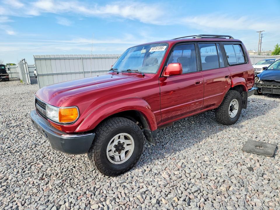 1991 Toyota Land cruiser VIN JT3FJ80W1M0012632 COPART salvage auction — FRONT END, WI - CERTIFICATE OF TITLE (P), sold $4,800 on 2026-07-27 (photo 1)