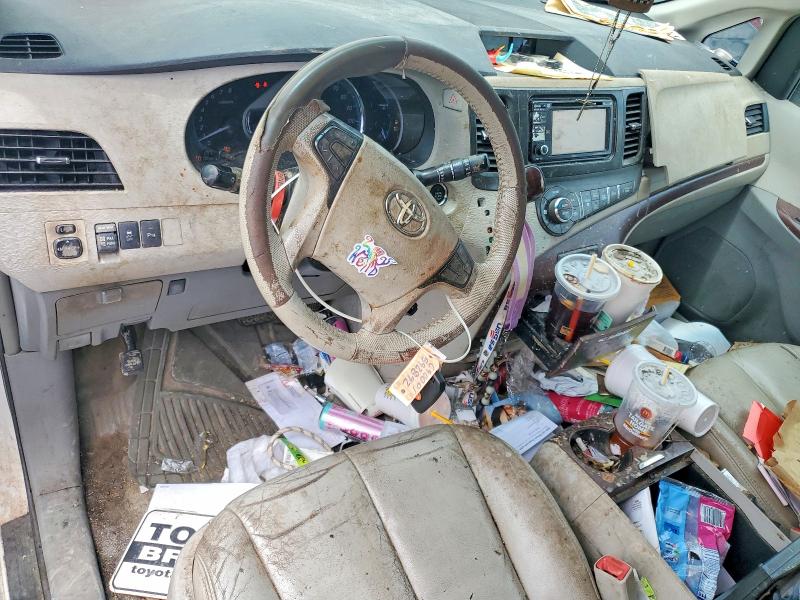 2012 Toyota Sienna VIN 5TDYK3DC8CS279248 COPART salvage auction — FRONT END, Va - Certificate Of Title (P), sold $3,550 on 2026-07-28 (photo 8)