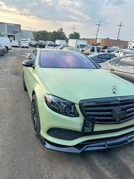 2018 Mercedes-benz E-klasse VIN WDDZF6GB4JA353567 COPART salvage auction — SIDE, On - Permit No Brand - Unfit (P), sold $15,150 on 2026-08-13 (photo 1)