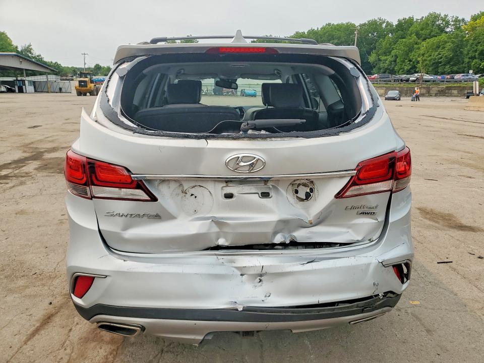 2017 Hyundai Santa fe VIN KM8SNDHFXHU172790 COPART salvage auction — REAR END, NY - MV-907A SALVAGE CERTIFICATE, sold $1,300 on 2026-07-23 (photo 6)