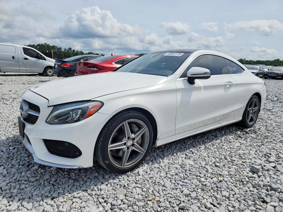 2017 Mercedes-benz C-klasse VIN WDDWJ4JB8HF407383 — COPART salvage auction photo