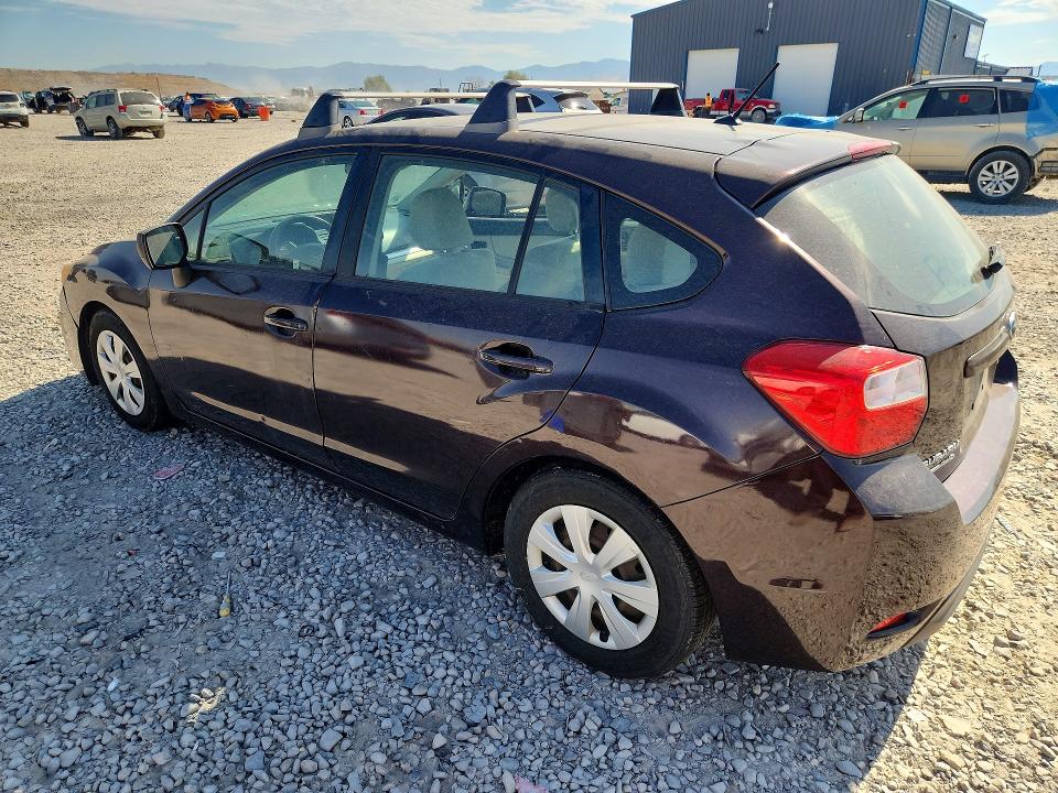 2012 Subaru Impreza VIN JF1GPAA66CH214912 COPART salvage auction — SIDE, Ut - Cert Of Title-Rebuilt/Restored, sold $250 on 2026-07-31 (photo 2)