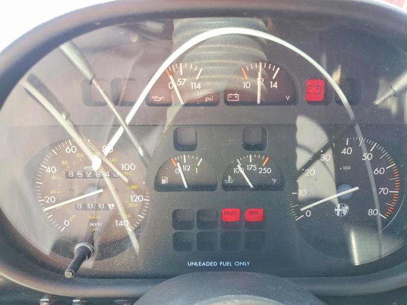 1987 Alfa romeo Spider VIN ZARBA5566H1053040 COPART salvage auction — MECHANICAL, CA - DIS/DLR/EXP ONLY CLEAN TITLE, sold $4,000 on 2026-07-09 (photo 9)