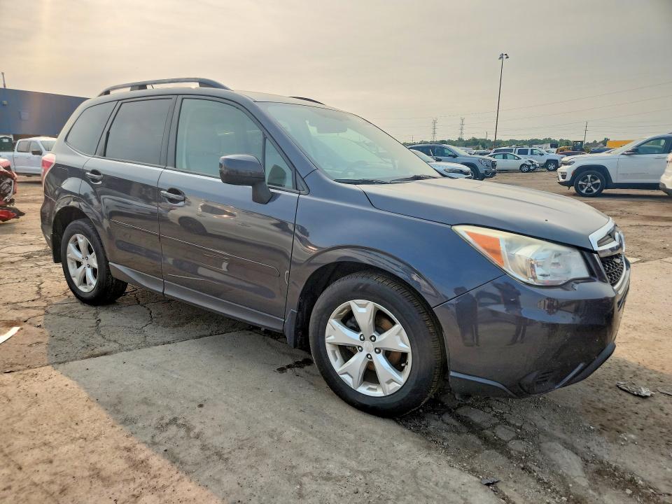 2014 Subaru Forester VIN JF2SJACC3EG543036 COPART salvage auction — FRONT END, Mi - Certificate Of Title, sold $975 on 2026-07-17 (photo 4)
