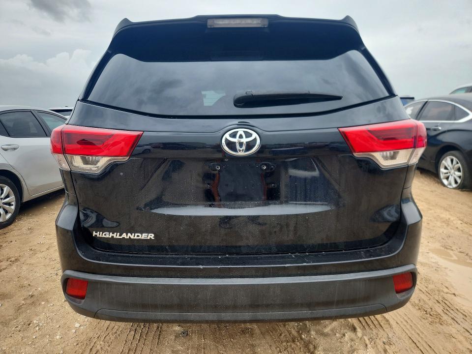 2018 Toyota Highlander VIN 5TDZZRFH0JS243630 COPART salvage auction — SIDE, Tx - Certificate Of Title, sold $4,600 on 2026-07-30 (photo 6)