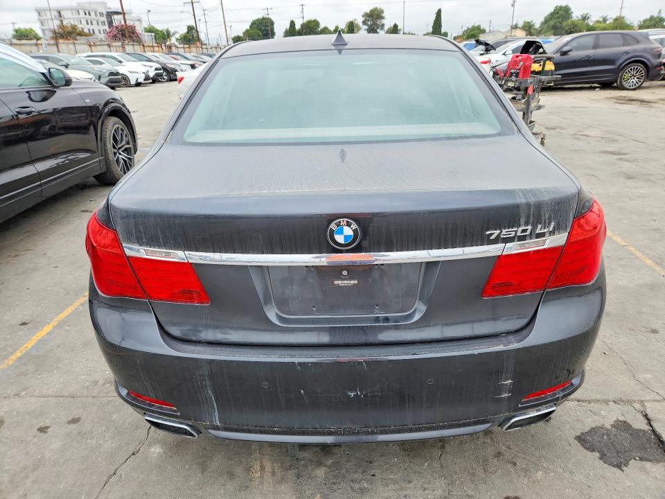 2012 BMW 7er VIN WBAKB8C58CC962572 COPART salvage auction — NORMAL WEAR, Ca - Salvage Acquisition Billofsale (P), sold $1,200 on 2026-07-27 (photo 6)