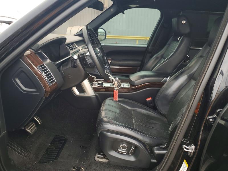 2016 Land rover RANGE ROVER VIN SALGS3EFXGA269689 COPART salvage auction — FRONT END, Az - Cert Of Title - Salvage, sold $4,450 on 2026-07-31 (photo 7)