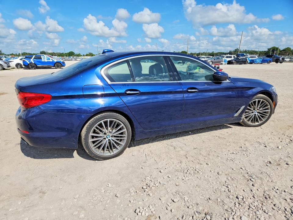 2018 BMW 5er VIN WBAJE7C55JG891379 COPART salvage auction — REAR END, Nj - Certificate Of Title, sold $5,700 on 2026-07-21 (photo 3)