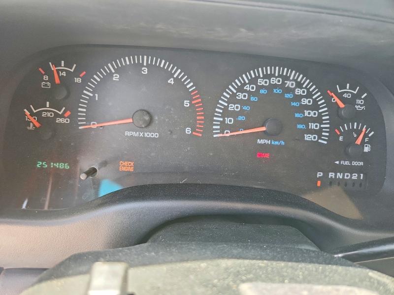 1999 Dodge Dakota VIN 1B7GL22X1XS175366 COPART salvage auction — NORMAL WEAR, Tx - Certificate Of Title, sold $450 on 2026-07-10 (photo 9)