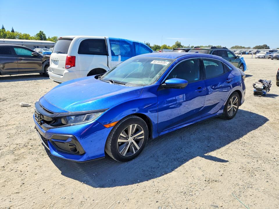 2020 Honda Civic VIN SHHFK7H31LU207903 COPART salvage auction — REAR END, Ca - Salvage Certificate, sold $2,100 on 2026-07-23 (photo 1)
