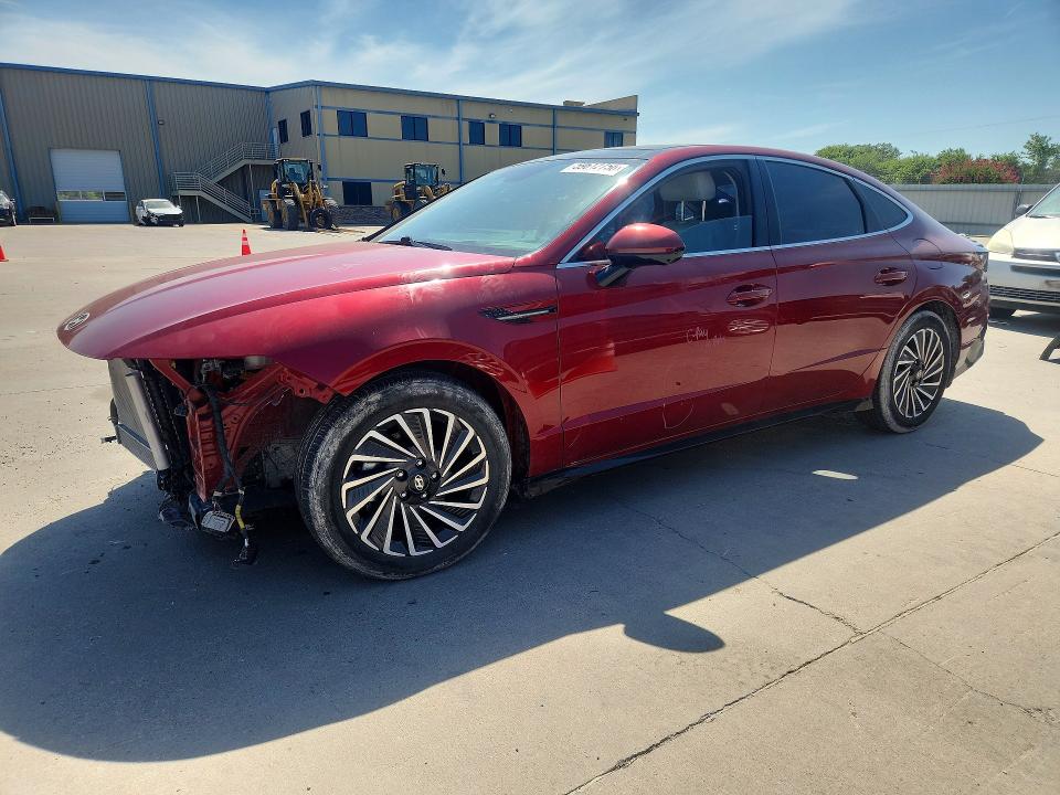 2024 Hyundai Sonata VIN KMHL54JJ9RA087445 COPART salvage auction — FRONT END, Tx - Salvage Vehicle Title, sold $6,700 on 2026-07-20 (photo 1)