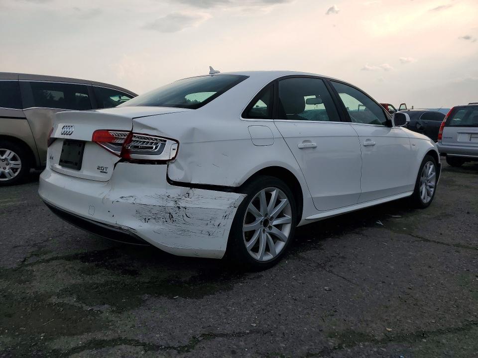 2014 Audi A4 VIN WAUBFAFL4EA063471 COPART salvage auction — REAR END, Pa - Certificate Of Salvage, sold $1,450 on 2026-07-31 (photo 3)