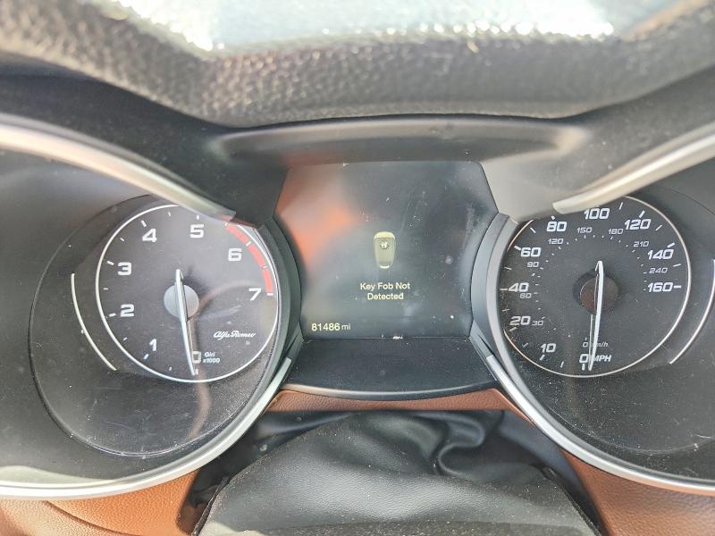 2018 Alfa romeo Stelvio VIN ZASFAKBN8J7C24273 COPART salvage auction — FRONT END, Fl - Cert Of Title Slvg Rebuildable, sold $1,300 on 2026-08-11 (photo 9)