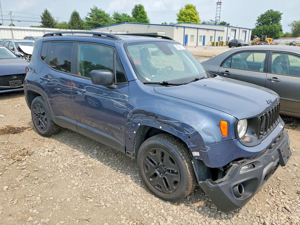 2019 Jeep Renegade VIN ZACNJBAB5KPK67434 COPART salvage auction — FRONT END, MD - CERTIFICATE OF TITLE, sold $850 on 2026-07-27 (photo 4)