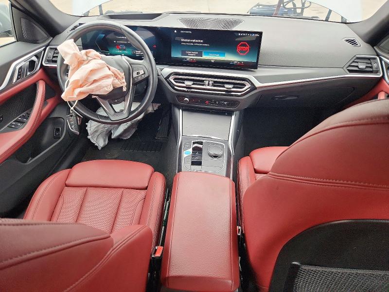 2023 BMW I4 VIN WBY73AW06PFP91742 COPART salvage auction — FRONT END, Ca - Salvage Certificate, sold $10,900 on 2026-07-20 (photo 8)