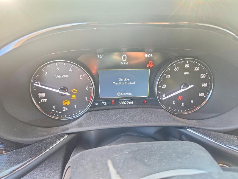 2022 Buick Envision VIN LRBFZNR46ND142158 COPART salvage auction — FRONT END, Mi - Certificate Of Title, sold $7,000 on 2026-08-28 (photo 9)