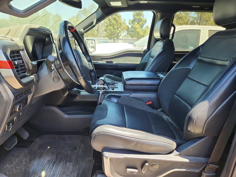 2022 Ford F-150 VIN 1FTFW1RG0NFC21018 COPART salvage auction — VANDALISM, Ca - Salvage Certificate, sold $38,500 on 2026-07-23 (photo 7)