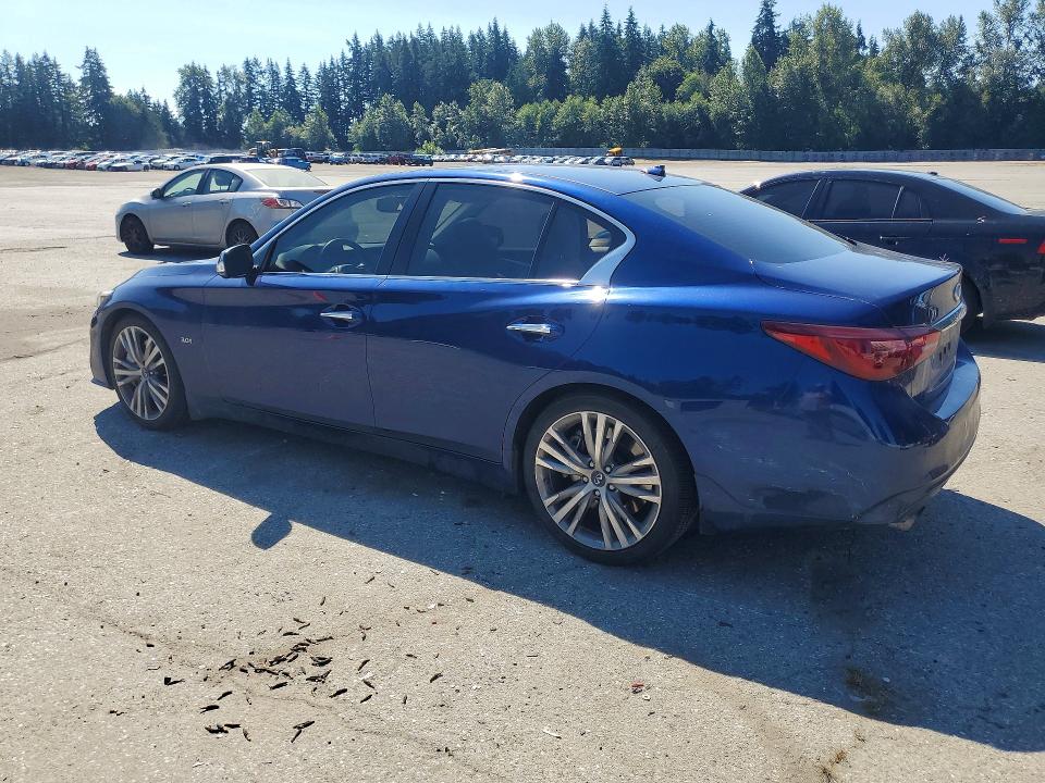 2018 Infiniti Q50 VIN JN1EV7AP9JM358528 COPART salvage auction — REAR END, Salvage Title, sold $9,100 on 2026-07-20 (photo 2)