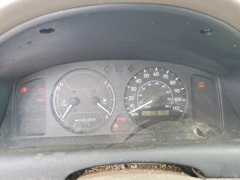 1998 Toyota Corolla VIN 1NXBR12E6WZ074100 COPART salvage auction — REAR END, CA - SALVAGE CERTIFICATE, sold $125 on 2026-07-10 (photo 9)
